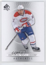 2012-13 SP Authentic Louis Leblanc #124 0a1