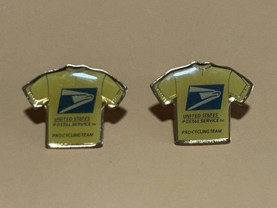 (2) UNITED STATES POSTAL SERVICE, PRO CYCLING TEAM PINS    FREE SHIPPING