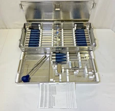 Stryker Reliance C Spine Orthopedic Rasp & Trial Instrument Set w/ Case Neuro