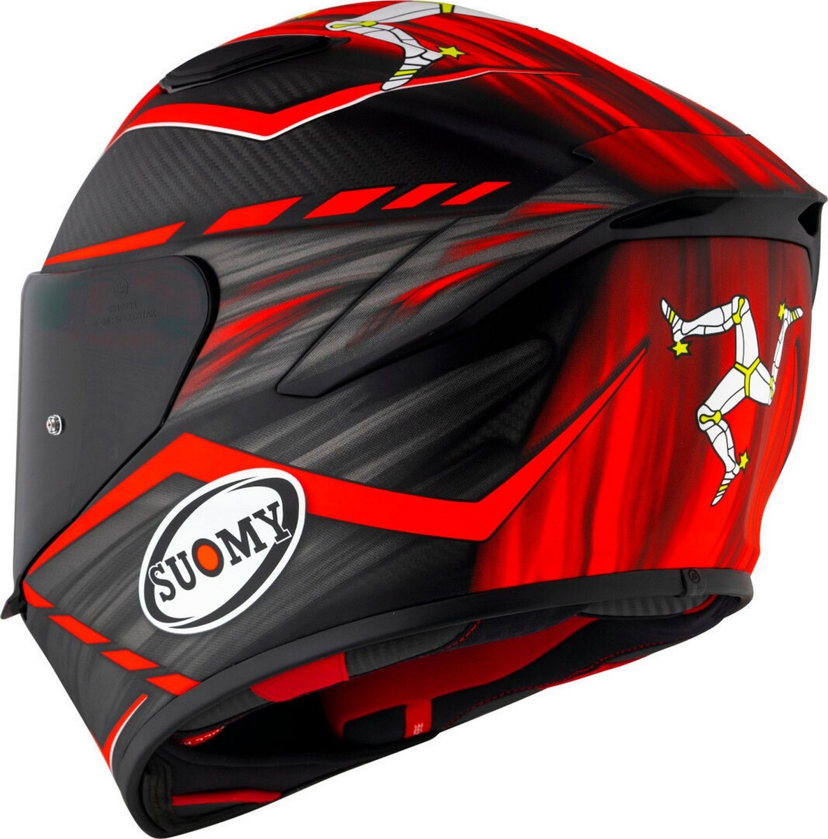 Suomy TX-PRO Gary Johnson Replica Motorcycle Helmet Red/Black | eBay