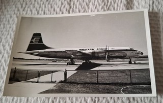 Photograph of Bristol Britannia 312 G AOVT British Eagle London Airport c.1960s