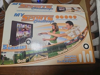 NEW My Sport Challenge 5-in-1 Launch Edition White Plug&Play TV Game