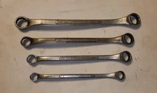 Lot of 4 Craftsman SAE Offset  Double Box End Wrench Set 12pt 9/16"-1" =V= USA
