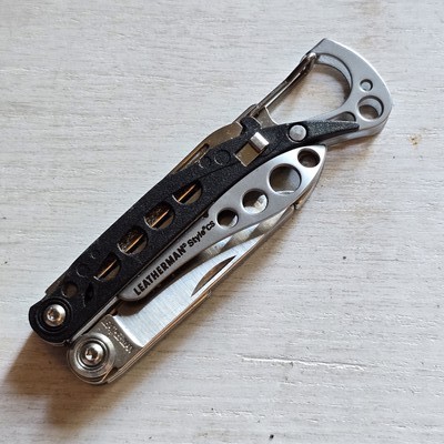 LEATHERMAN STYLE CS MINI SCISSORS MULTI TOOL KNIFE & BOTTLE OPENER 831207