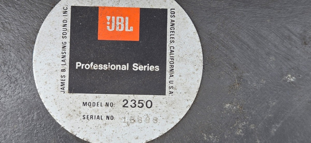 美品 JBL Professional Series 2350 ホーン L JBL C35 Vintage Custom Speakers W/ Sub Cabinets & 2350 Horns 375