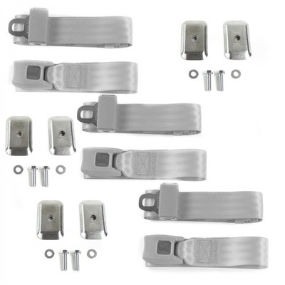 Chevy Impala 1961 - 1964 Standard 2pt G/G Lap Bench Blt Kit w/BKTS 3 Belts