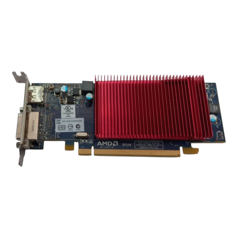 Scheda Video grafica amd radeon 6450 DDR3 1GB pci express low profile dvi dp - Immagine 2 di 3