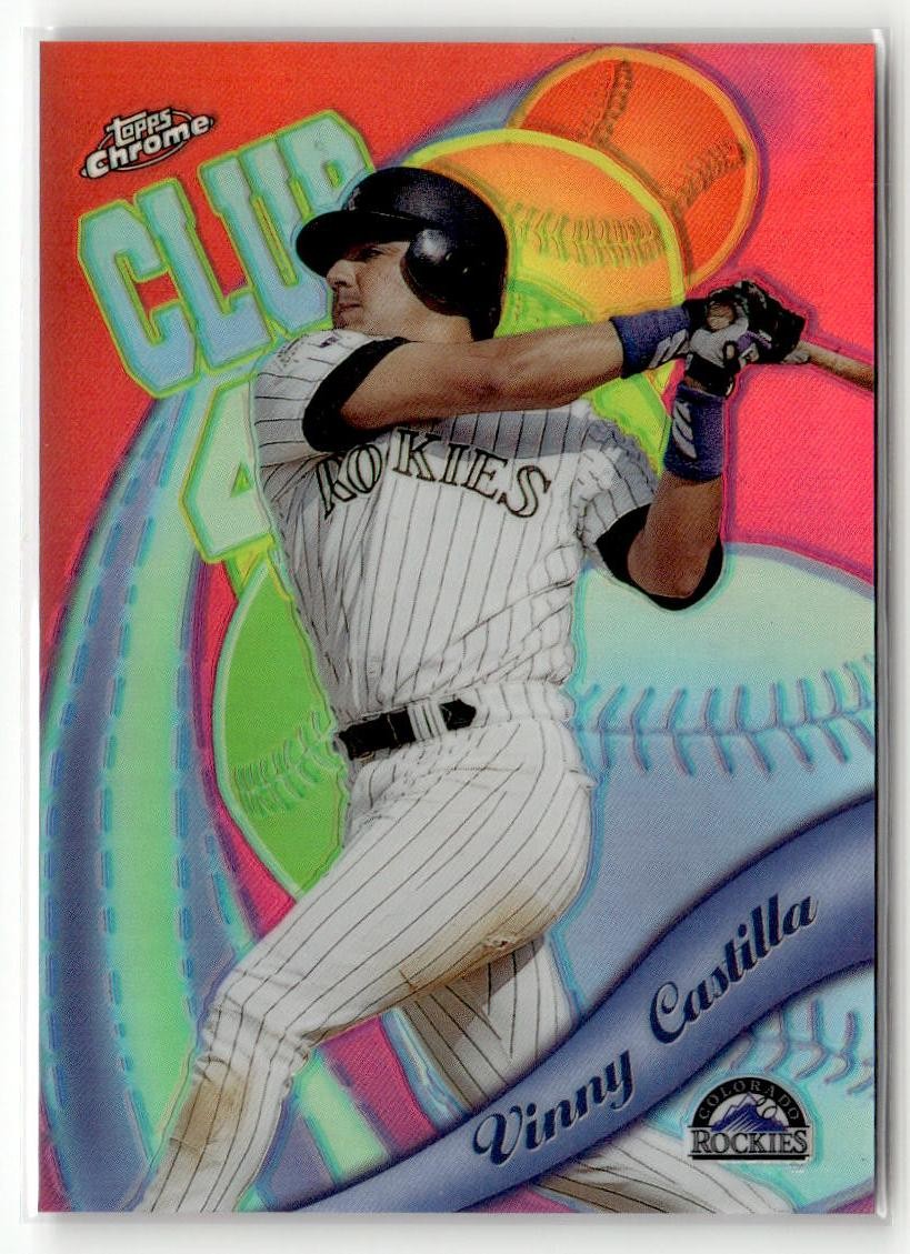 1999 Topps Chrome #AE6 Vinny Castilla All-Etch Refractors