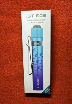 Olight I3T EOS - Cyan Indigo - Limited Edition - LED Taschenlampe - *NEU & OVP*