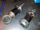 2x TECHNIKS CAT40 TG100 4" COLLET CHUCK 23016 Bearing Clamping Nut Bridgport CNC — photo 4