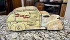 Vintage Marx City Sanitation Trash Truck - 13” across - Pressed Steel & Tin