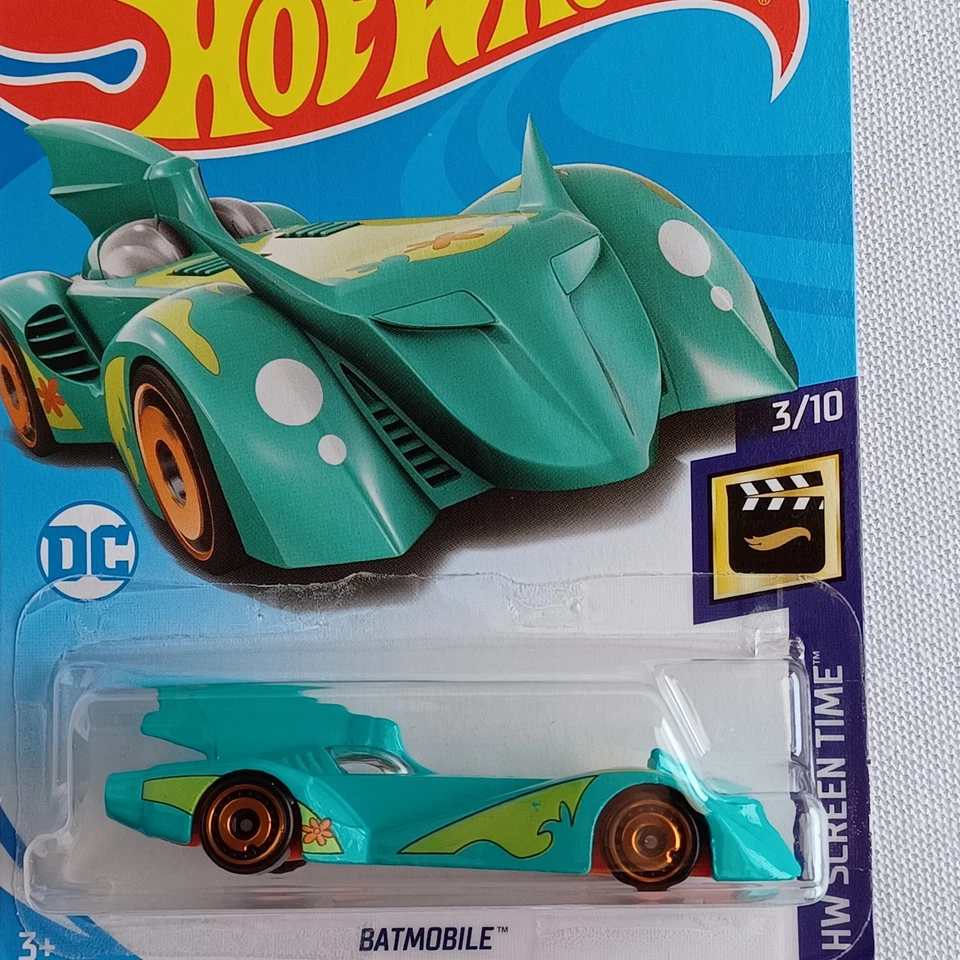 2019 HOT WHEELS *HW ЭКРАННОЕ ВРЕМЯ* *БЭТМОБИЛЬ БЭТМЕНА СКУБИ-ДУ* *ОЧЕНЬ РЕДКИЙ ЗАПЕЧАТАННЫЙ - Изображение 2 из 4