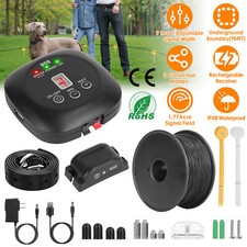 Electric Outdoor Dog Fence Containment System for 1 Dog Waterproof Pet Collar US