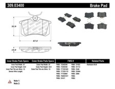 ST Sport Brake Pads (309.034)
