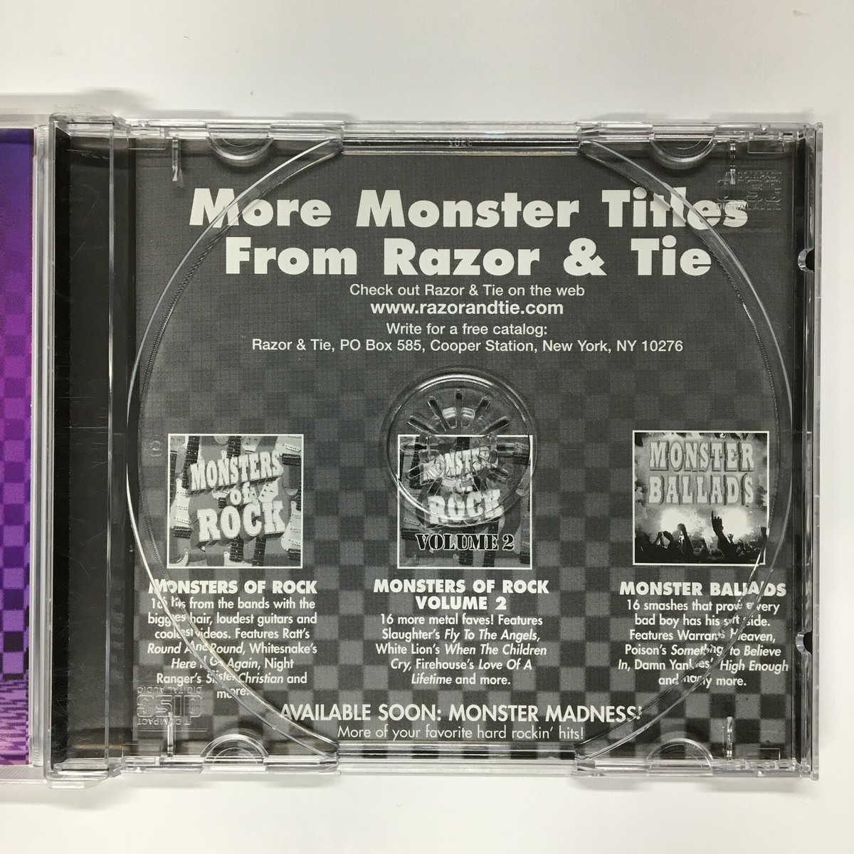 Monster '80s by Various Artists (CD, 2000, Razor & Tie