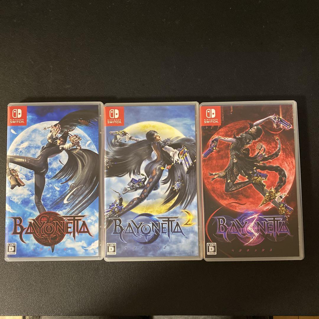 Bayonetta 1・2・3 セット (Nintendo Switch) Bayonetta 1 2 3 Game Card Set Nintendo Switch Japan Version