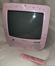Hello Kitty Vintage TV 13in w/remote
