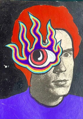 JOHNNY ROTTEN 1970s Era PUNK ROCK Fan ART The Sex Pistols HIGH