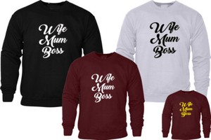 wife mum boss sweatshirt