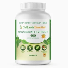 California Essentials Magnesium Glycinate 400 Supplement
