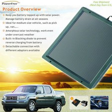 4.8w Solar Trickle Charger  Pickup Van Boat M...
