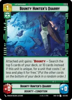 x3 Bounty Hunter's Quarry U Star Wars Shadows of the Galaxy M/NM