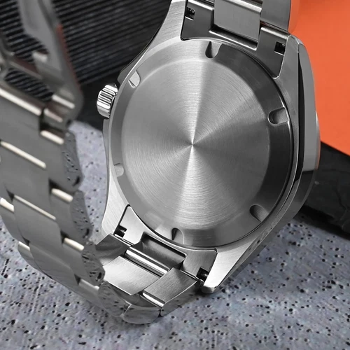 SAN MARTIN SN0129-G-B GMT Automatic Gemstone Dial Date Display 39mm 10ATM Watch - Picture 23 of 44