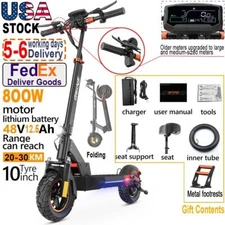 Adult E-Scooter，Electric Scooter 800W 28MPH,30KM Range eScooter,Free Shipping US
