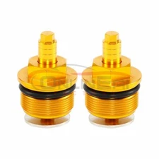 Preload Pair Fork Cap Bolts For Harley Davidson XL1200 1987-2016 XL883 1987-2016