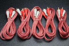 5 PCS 6 FT RCA WIRE AUDIOPIPE 2 CHANNEL CAR HOME AUDIO INTERCONNECT BMS-6