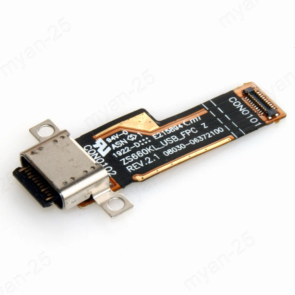 Puerto de carga USB para teléfono de juegos ASUS ROG II 2 ZS660KL I001DB I001D Foto 3 de 4