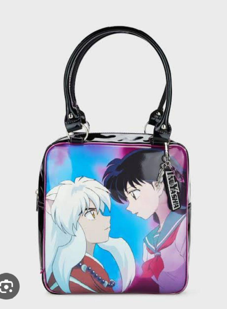 Inuyasha Bag Higurashi Kagome Dolls Kill Color Black Enamel Ladies