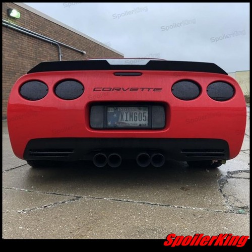 380PC Rear trunk duckbill spoiler w/center cut (Fits: Chevy Corvette 1997-04 C5) - Picture 4 of 11