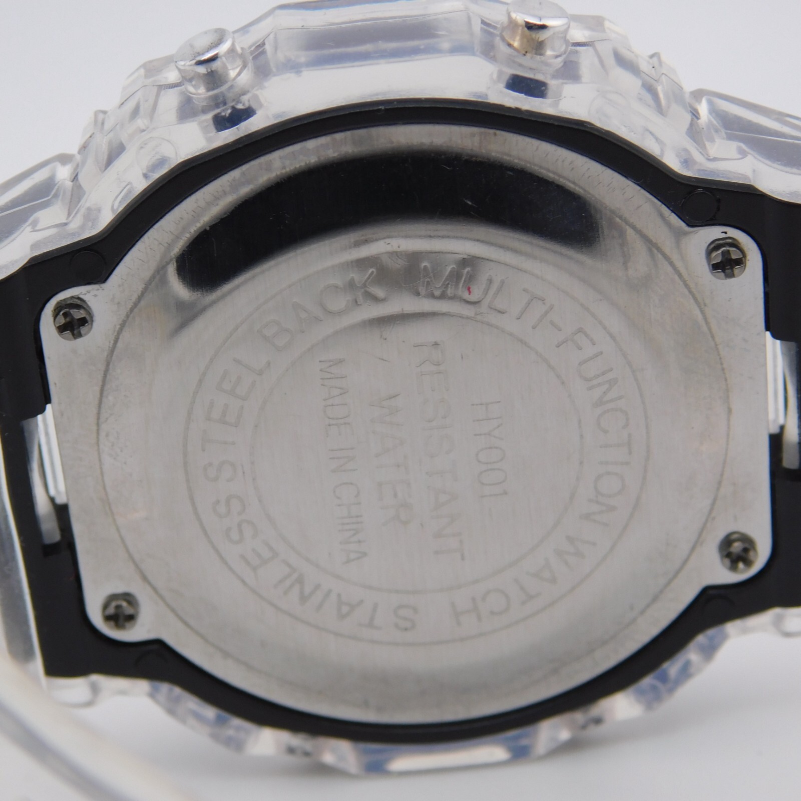 Multi-function Watch Clear Plastic Quartz Digital… - image 6