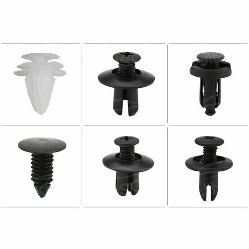 Retainer Clips Body Bumper Rivet Retainer Trim Molding Push Pin Clip 100pcs - Picture 3 of 11
