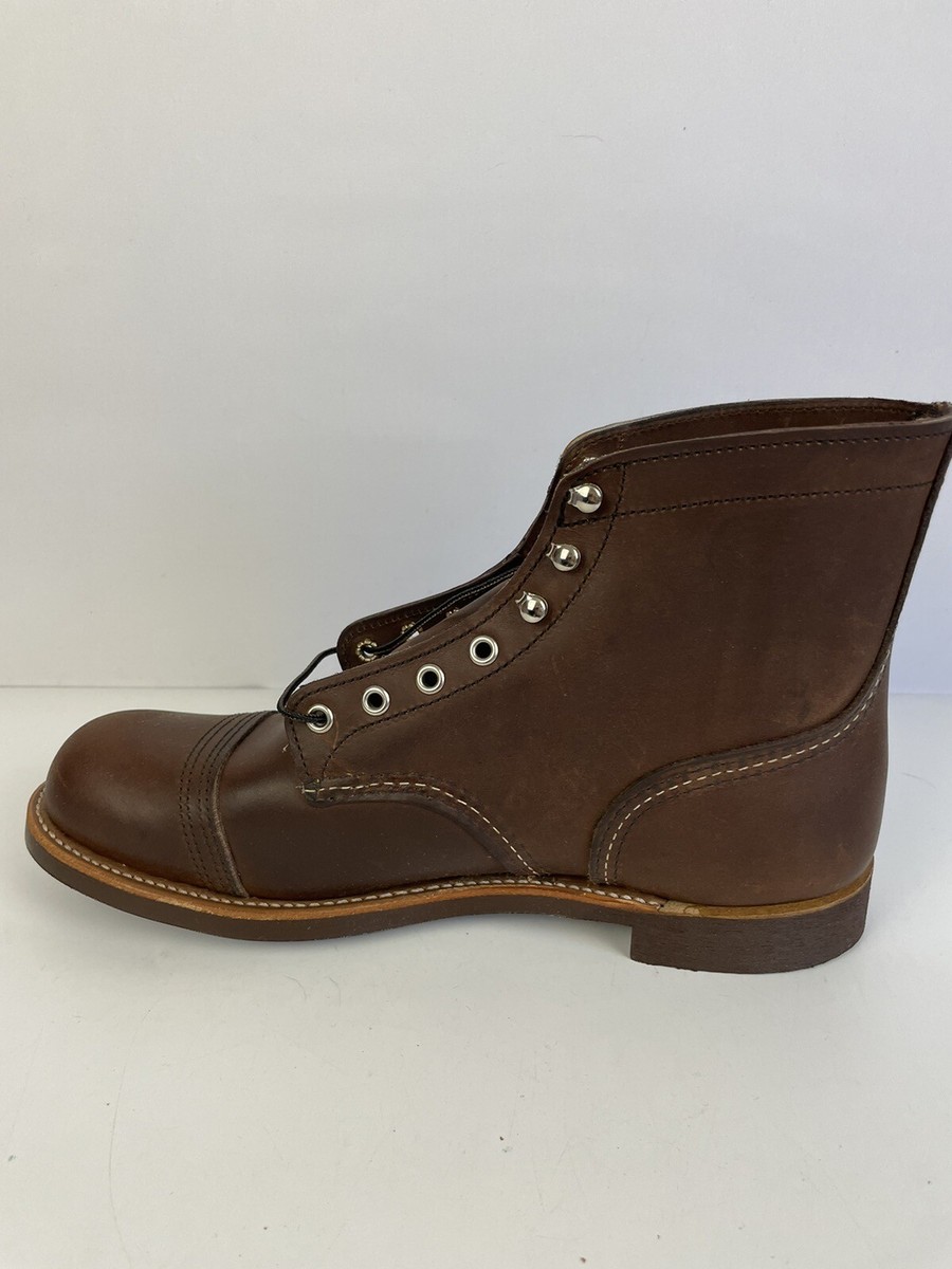ブーツ　REDWING 8111 26cm Red Wing 8111 Iron Ranger 6-in Men's Boot in Amber Harness