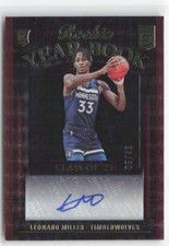 2023-24 Donruss Elite #RYB- Leonard Miller Rookie Yearbook Autographs #/49
