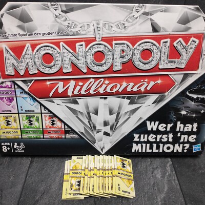 Monopoly Millionär Hasbro Ersatz Spielscheine 16 x 100,000 Ersatzteil Hasbro