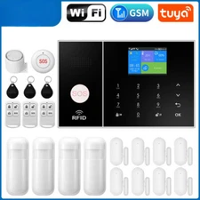 PGST WIFI GSM Alarm System Work With Alexa Wireless Security Tuya App Control