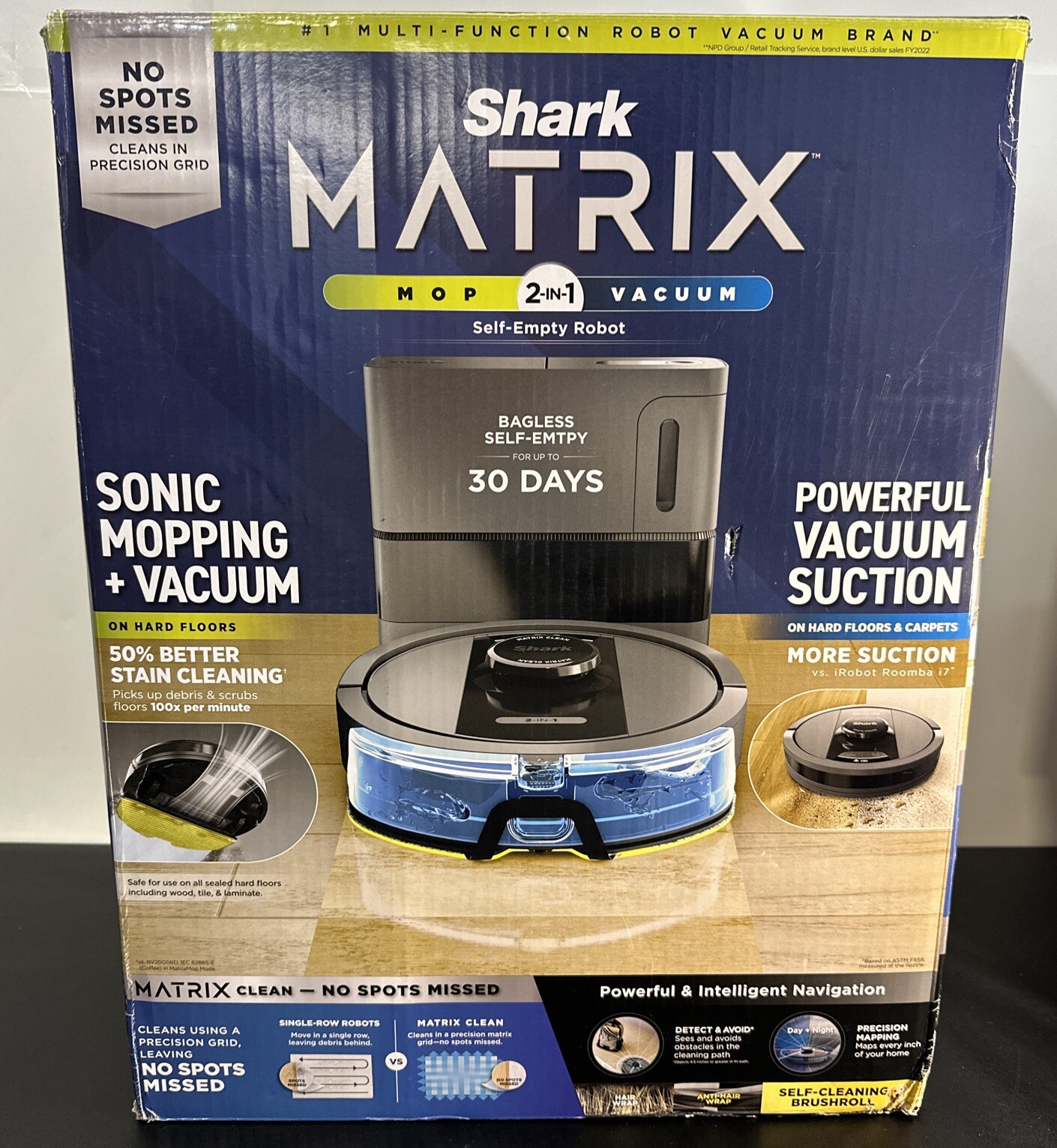 Shark RV2400WS Matrix SelfEmptying Robot Vacuum & Mop with WiFi