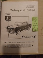 REVUE TECHNIQUE Simca Ariane 4 1958 1963 TRIUMPH Herald Vitesse Spitfire 1.0 1.2