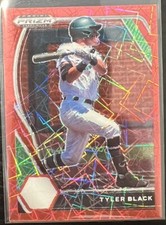 2021 Panini Prizm Draft Picks Red Velocity Prizm Tyler Black #PDP33 Brewers