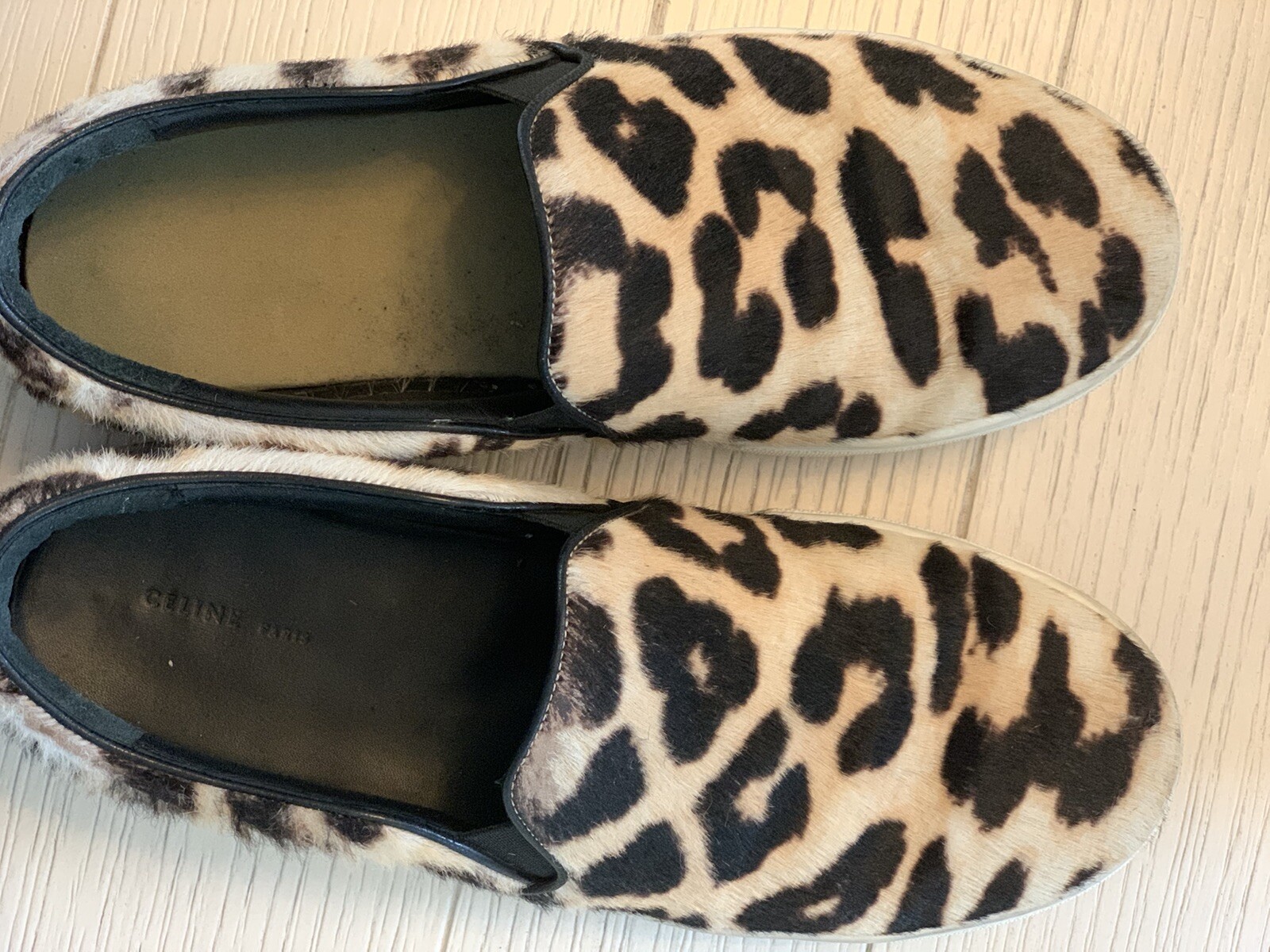Celine Pony Sneaker skate capelli leopardati