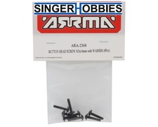 ARRMA ARA-2368 3x16mm Flanged Button Head Screw 8 VORTEKS 223S HH