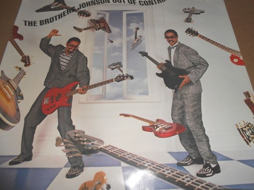 The Brothers Johnson Out of Control Poster 1984 Promo 24x24 RARE R&B - Picture 2 of 2