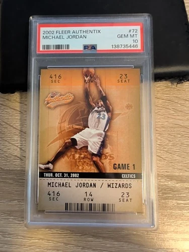 Jordan 2002 Fleer Jordan #72