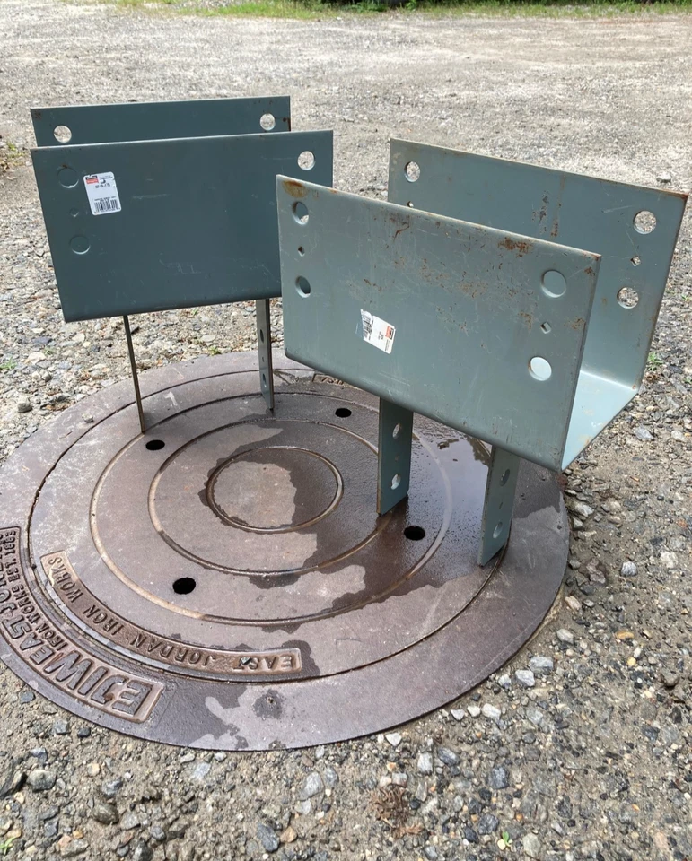 Simpson Strong-Tie CC6 7/8 x 5-3/8 6"Beam 5" Post Column Cap Made In U.S.A. Gray - Image 3 of 4