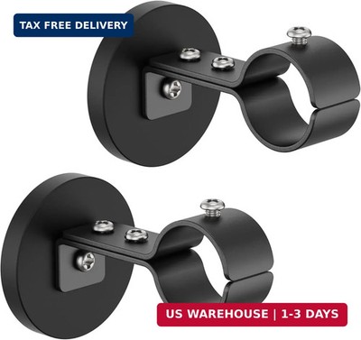 MUTUACTOR Magnetic Curtain Rod Brackets,Heavy Duty Magnet Curtain Rod Bracket fo