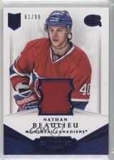 2013 Panini Dominion Authentic Material Jersey 61/99 Nathan Beaulieu #D-NB jn3