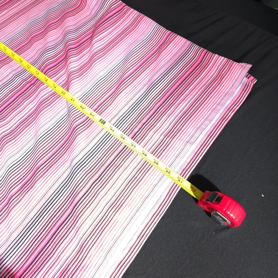 IBKUL Golf Polo Shirt Mens Large Pink Stripe UPF 50+ Quick Dry Cool Feel Nylon - Image 3 of 4